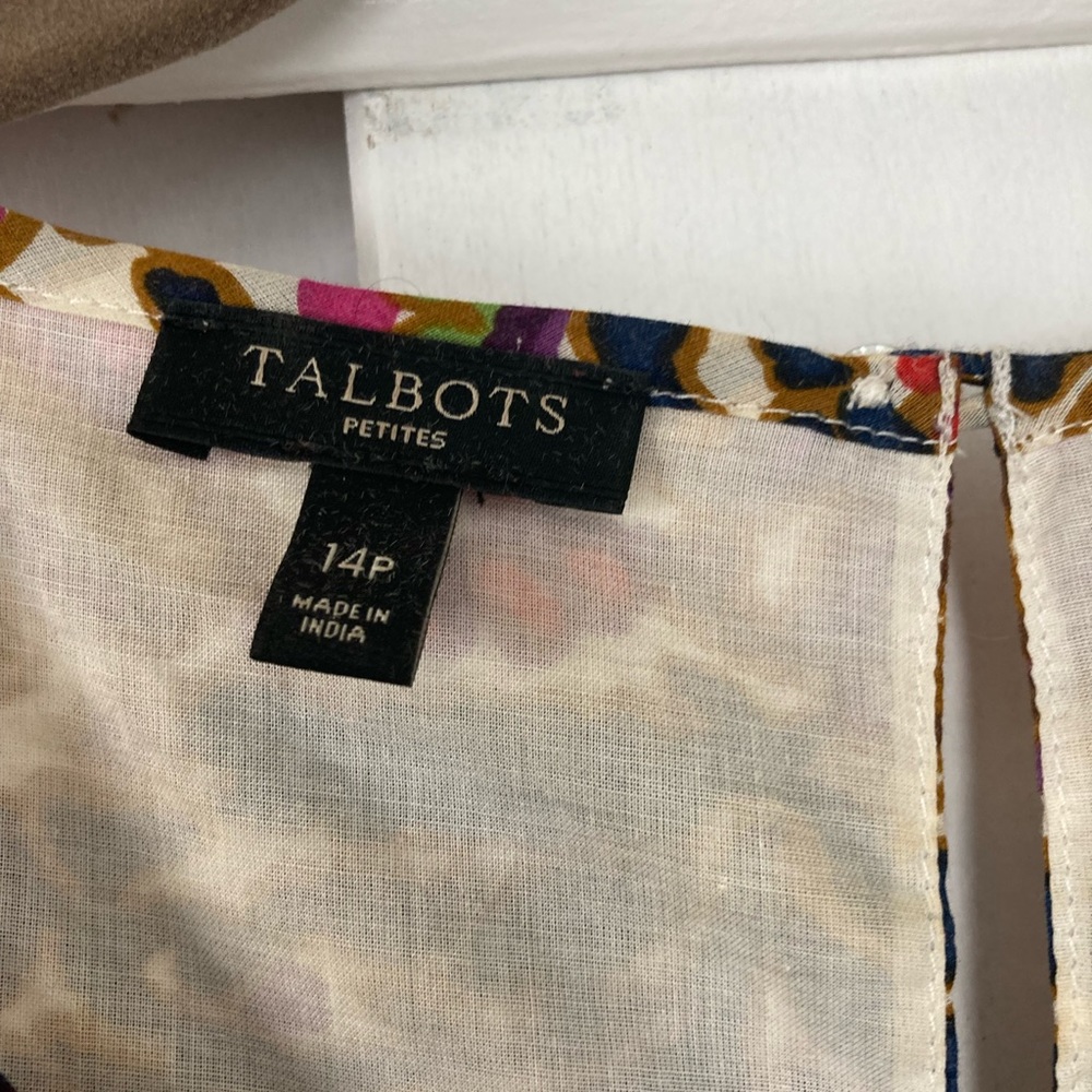 Talbots Paisley Shell - Picture 3 of 3